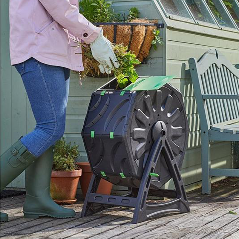 Tumbler compost bin