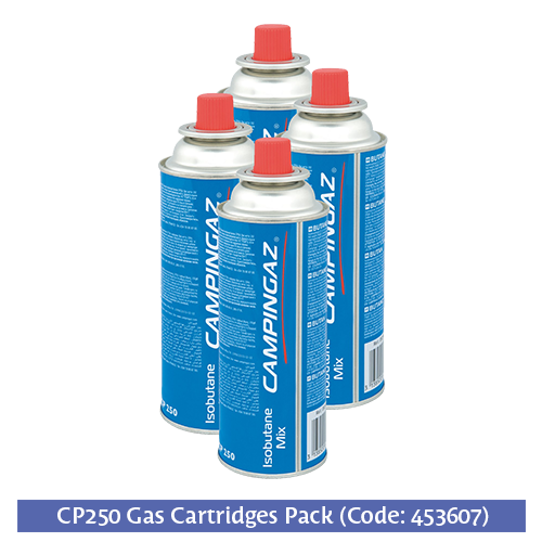 CP250 Gas Cartridges 4 Pack
