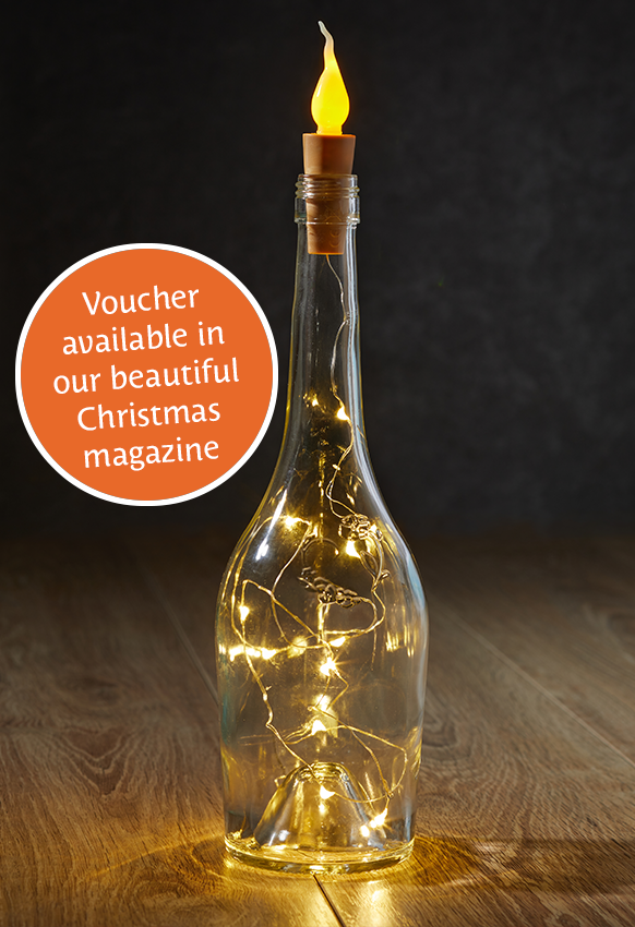 Cork bottle light + voucher