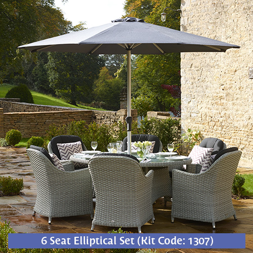 6 Seat Elliptical Set 2024