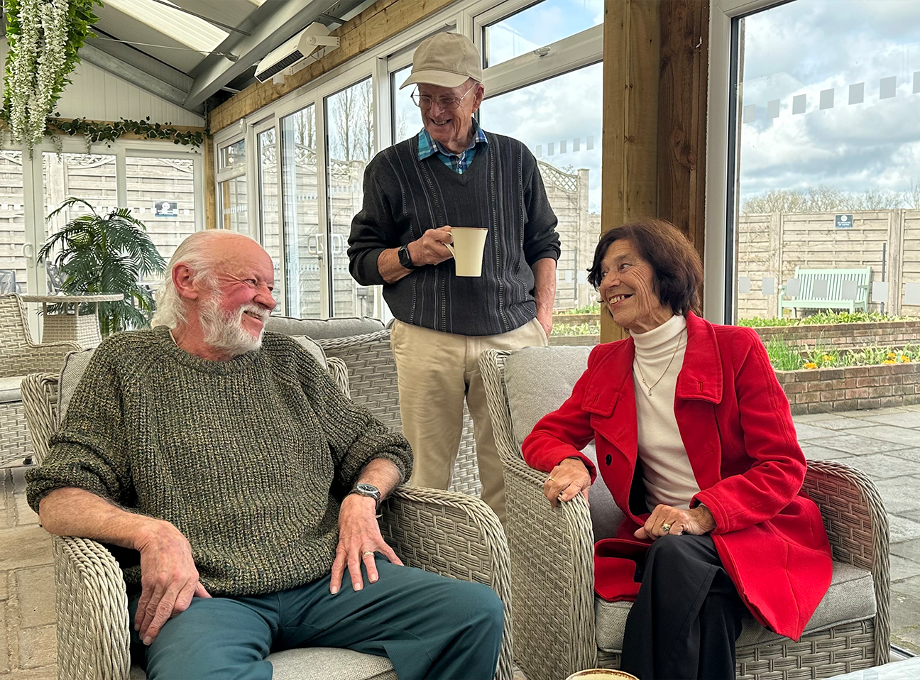 Nigel in coffee shop