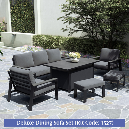 L Deluxe Sofa Dining Set