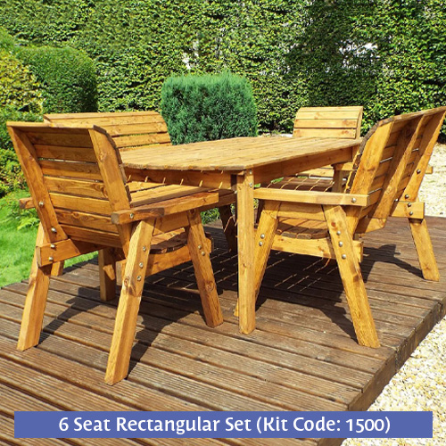 CT 6 Seat Rectangular Set